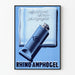 Vintage reklameplakat Rhino-Amphogel vægdekoration