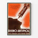 Vintage plakat Rhino-Antipiol creme immuniserende