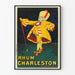 Vintage plakat Rhum Charleston Bordeaux 1925