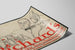 Plakat vintage Richards Grill - Illustration Bartender ved shakeren — visning af kunstværket