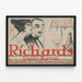 Plakat vintage Richards Grill Rum - Elegant vægdekoration — indrammet kunstværk på væggen
