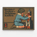 Plakat vintage Richter's Anker Steinbaukasten - Børnevenlig vægdekoration — indrammet kunstværk på væggen