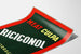 Vintage typografisk plakat Meat Culpa Ricigonol