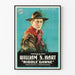 Vintage vestlig plakat Riddle Gawne med William S. Hart