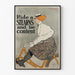 Vintage plakat Ride a Stearns til vægdekoration