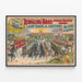 Vintage plakat Ringling Bros Verdens største shows — indrammet kunstværk på væggen