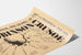 Vintage typografisk plakat af Robinson Crusoe