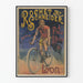 Vintage plakat af Rochet & Schneider cykelrytter Lyon