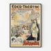 Vintage plakat af Grand Ballet-Pantomime Roknedin - Vægdekoration til teater