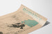 Vintage romantisk plakat med den elegante cyklist