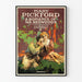 Vintage romantik af Redwoods Mary Pickford plakat