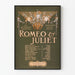 Dekorativ plakat i vintage stil af Romeo & Juliet teater