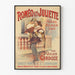 Vintage plakat af Romeo og Julie - Romantisk vægdekoration