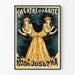 Vintage plakat for Teatret Gaîté Rosa-Josepha Art Nouveau