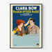 Vintage filmplakat Rough House Rosie med Clara Bow