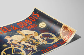 Plakat vintage Rouxel & Dubois Paris – retro vægdekoration i tandem — visning af kunstværket