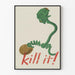 Vintage vægdekoration plakat mod rygter 'Rumor kill it!'