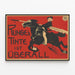 Plakat vintage reklame Runges Tinte til hest — indrammet kunstværk på væggen