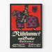 Vintage plakat fra udstillingen Rüstkammer i Goslar