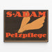 Plakat vintage S.ADAM Pelzpflege – Grafisk vægdekoration — indrammet kunstværk på væggen