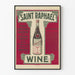 Vintage plakat af Saint Raphael Wine vægdekoration