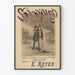 Vintage plakat af Salammbô-operetten i 5 akter af Camille du Locle