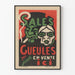 Vintage plakat Salg Gueules af Jossot - Kunstnerisk vægdekoration