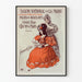 Vintage plakat af Salon National de la Mode på Palais des Beaux Arts