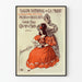 Vintage plakat af Salon National de la Mode - Retro vægdekoration