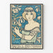 Plakat Salon des 100 af Paul Berthon - Vintage vægdekoration i Art Nouveau-stil