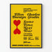 Teaterplakat Same Time Next Year - Vintage æstetik og elegant typografi