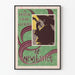 Vintage plakat SF Nyhedsbrev Jazz og Kultur