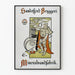 Vintage plakat Sandefjord Bryggeri Mineralvandsfabrik vægdekoration