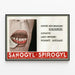 Plakat Vintage Sanogyl Spirogyl - Tandlæge-Vægdekoration — indrammet kunstværk på væggen