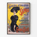 Vintage plakat Teateret for Opera-Komik Sapho vægdekoration