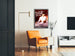 Vintage plakat for at blive sygeplejerske - inspirerende vægdekoration