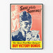 Vintage militærplakat - Køb sejrsbeviser