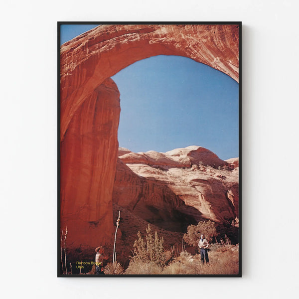 Dekorativ plakat af Arc de Pierre Rainbow Bridge Utah