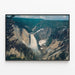 Plakat Bridal Veil-faldet i Yosemite National Park — indrammet kunstværk på væggen