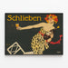 Plakat vintage Schlieben retro vægdekoration — indrammet kunstværk på væggen