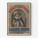 Vintage plakat Schmidt & Hoffmann Lager Beer Cleveland