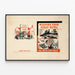Plakat vintage uddannelsesmæssig - Indsamling af skrot til våben — indrammet kunstværk på væggen