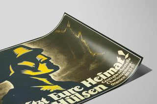 Plakat Vintage Schutz Eure Heimat - Poster militærpropaganda tysk — visning af kunstværket