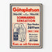Vintage plakat af finsk udstilling med Väinö Myllyrinne