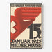 Vintage schweizer Mustermesse 1925 - Grafisk vægdekoration