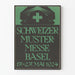 Vintage plakat Schweizer Mustermesse Basel 1924 vægdekoration