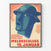 Vintage plakat Schweizer Mustermesse Basel 1930