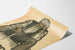 Vintage schweizer plakat 6. december - Illustration af en ældre mand, der sidder