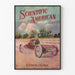 Vintage plakat fra Scientific American om biler nummer 1904
