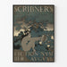 Vintage plakat Scribner's Fiction August - elegant vægdekoration